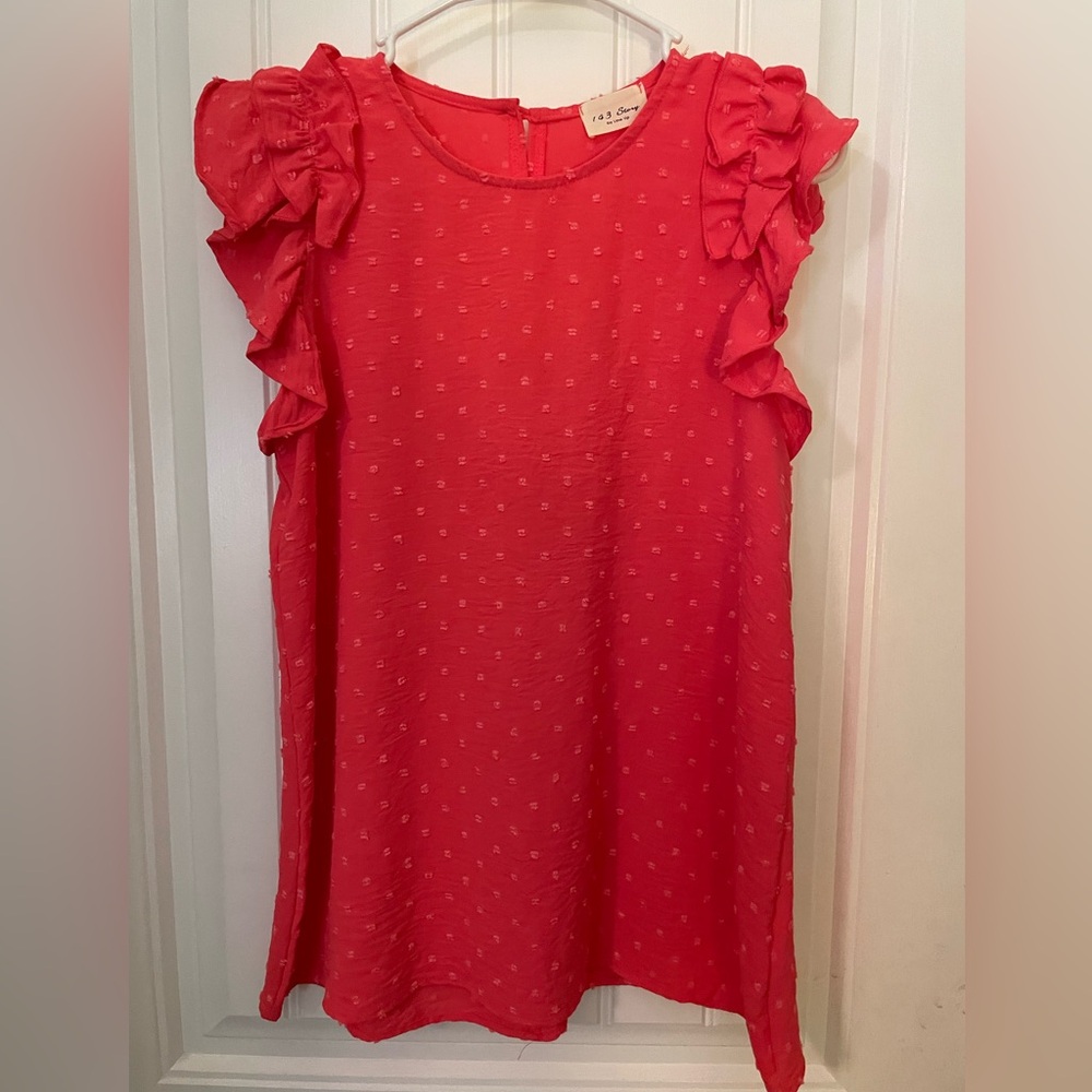 143 Love Story Swiss Dot Top